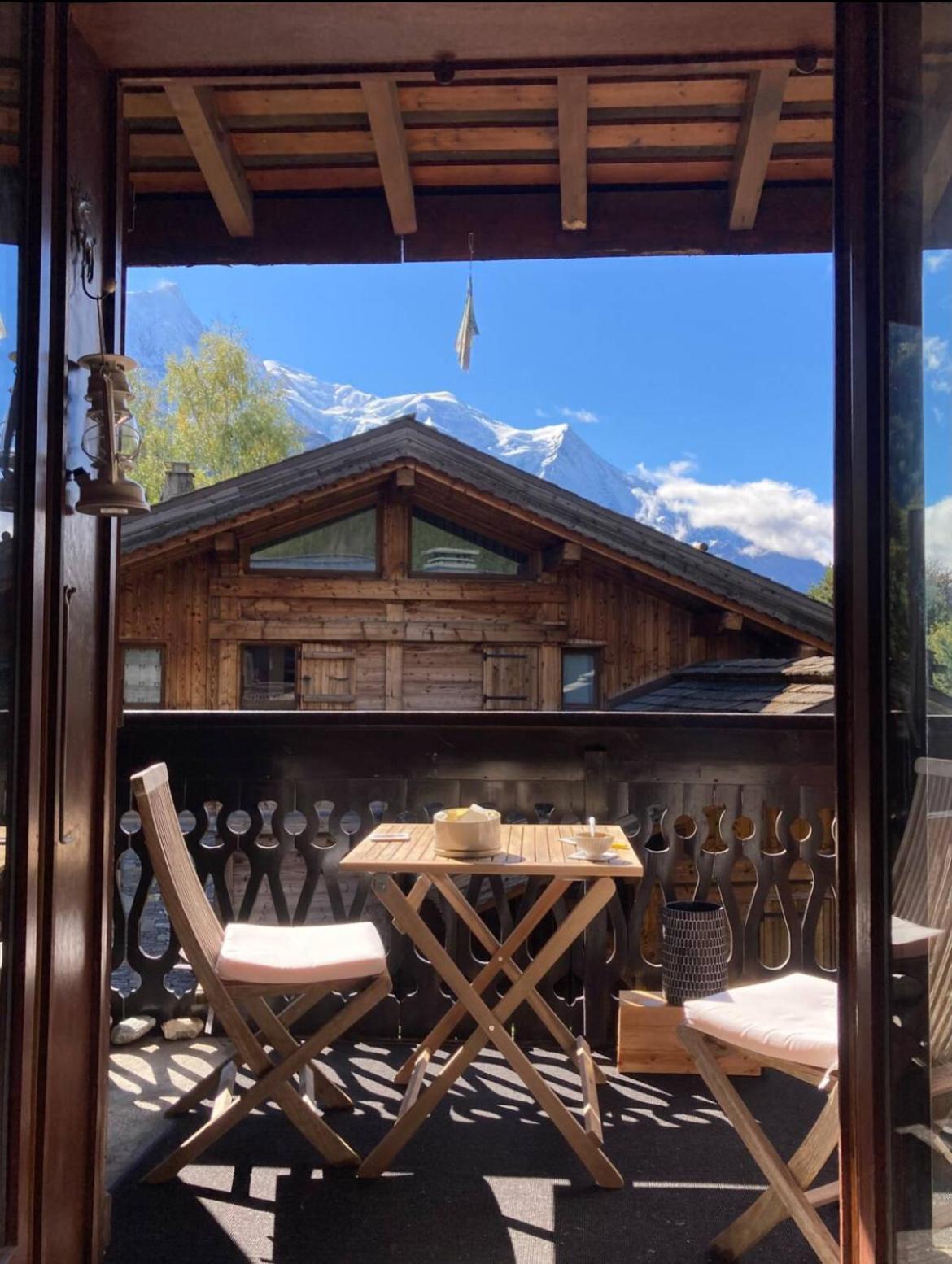 Appartement Ensoleille Aux Tines, Vue Massif Chamonix Exterior foto